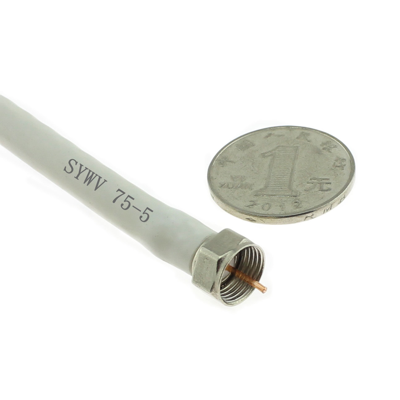 英制卫星机顶盒755f射频电视天线接头100只装包邮f头