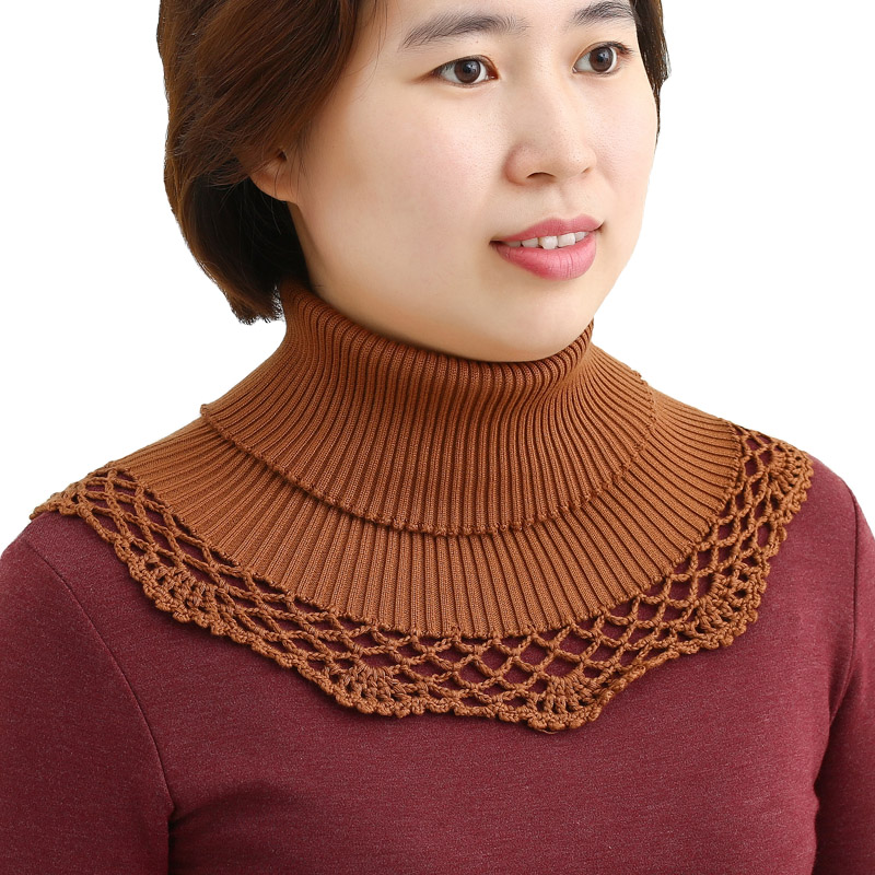 围脖女护颈椎领圈新款保暖脖套加厚百搭针织假领