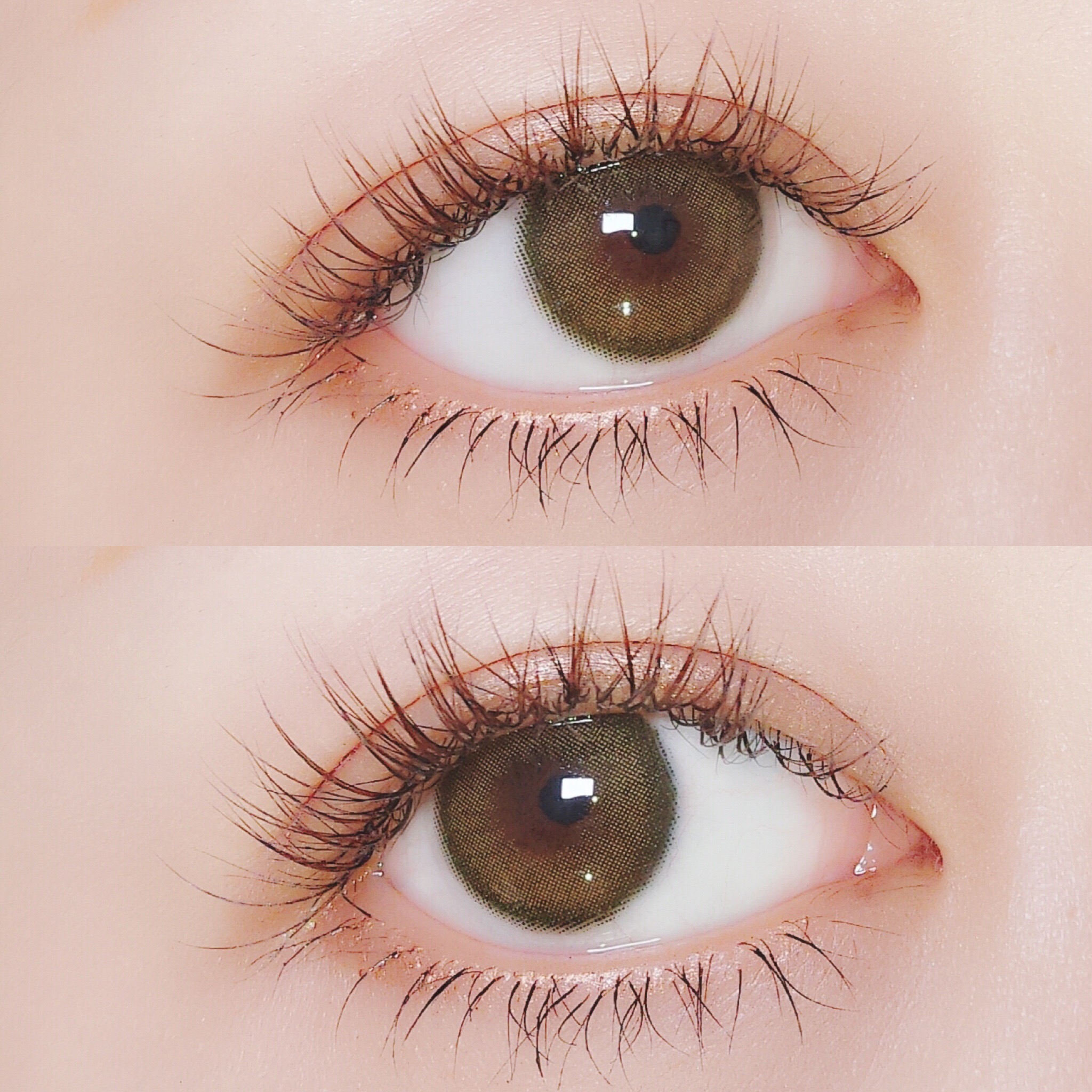 roze olive洛神 rz蜂蜜棕美瞳混血硅水凝胶橄榄绿迷雾棕黛蓝灰yy