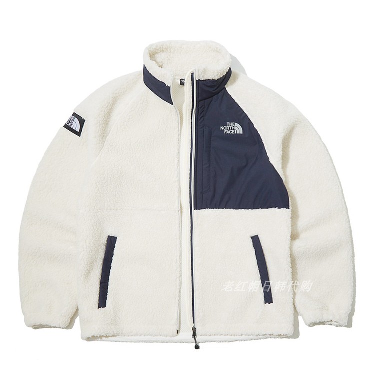 THE NORTH FACE/北面韩国代购NJ4FK61立领拼接爆款抓绒羊羔毛外套