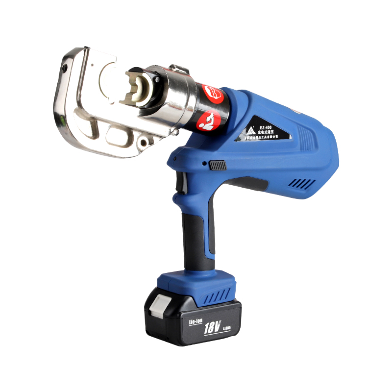 电动液压便携式电缆铜铝端子压接ez400多功能充电式压线钳