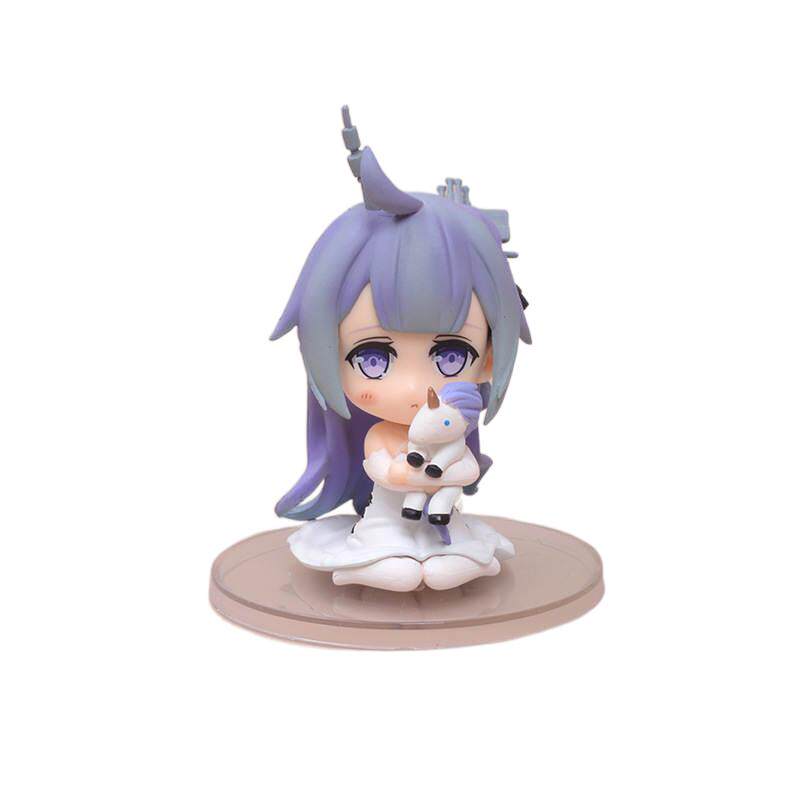 包邮碧蓝航线独角兽哈曼q版两款女仆装公仔摆件模型动漫手办盒装