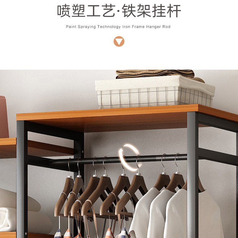 组合衣架子落地可拆卸多功能组装挂衣架立式挂包衣架衣帽间置物架