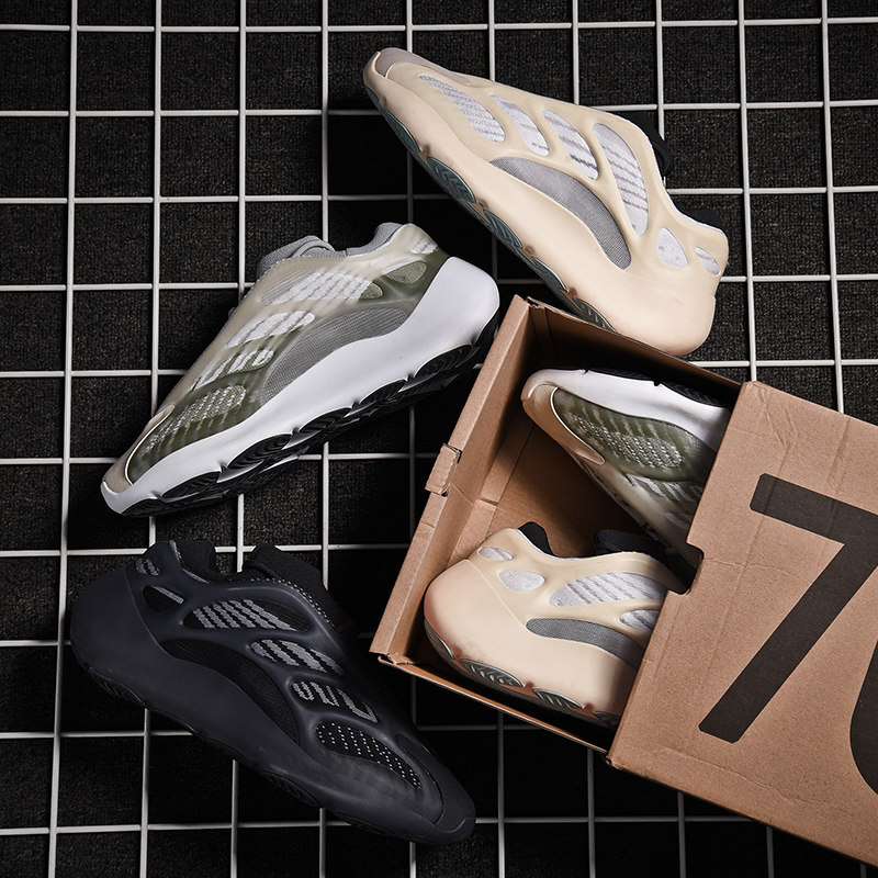 vnuotn唯诺天奴椰子新款v3骨架夜光异形潮鞋老爹单鞋