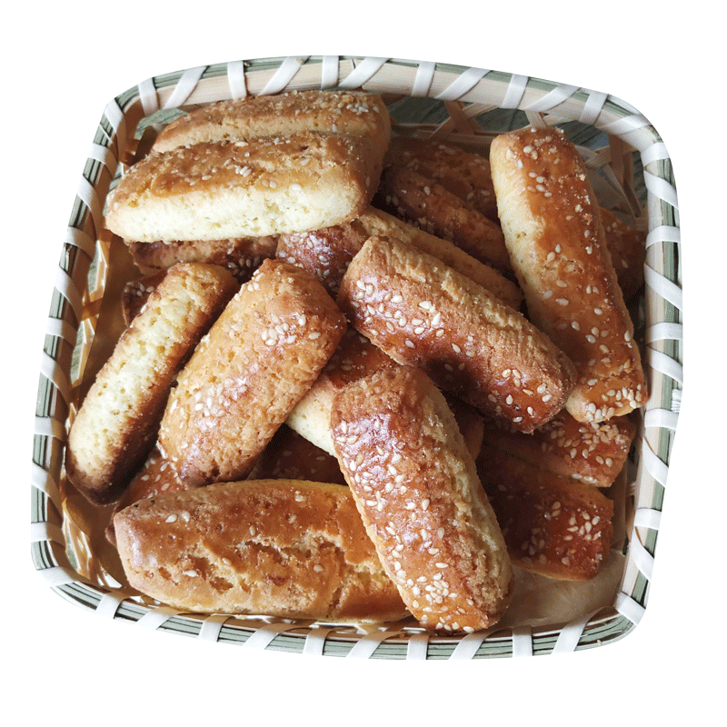 卢果饼干东北特产传统手工自制老式糕点零食传统中式糕点