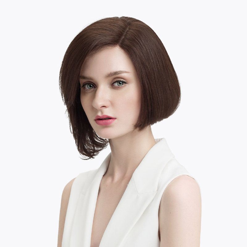 瑞贝卡假发沙宣发型bobo头短直发齐耳逼真自然日常整顶假发
