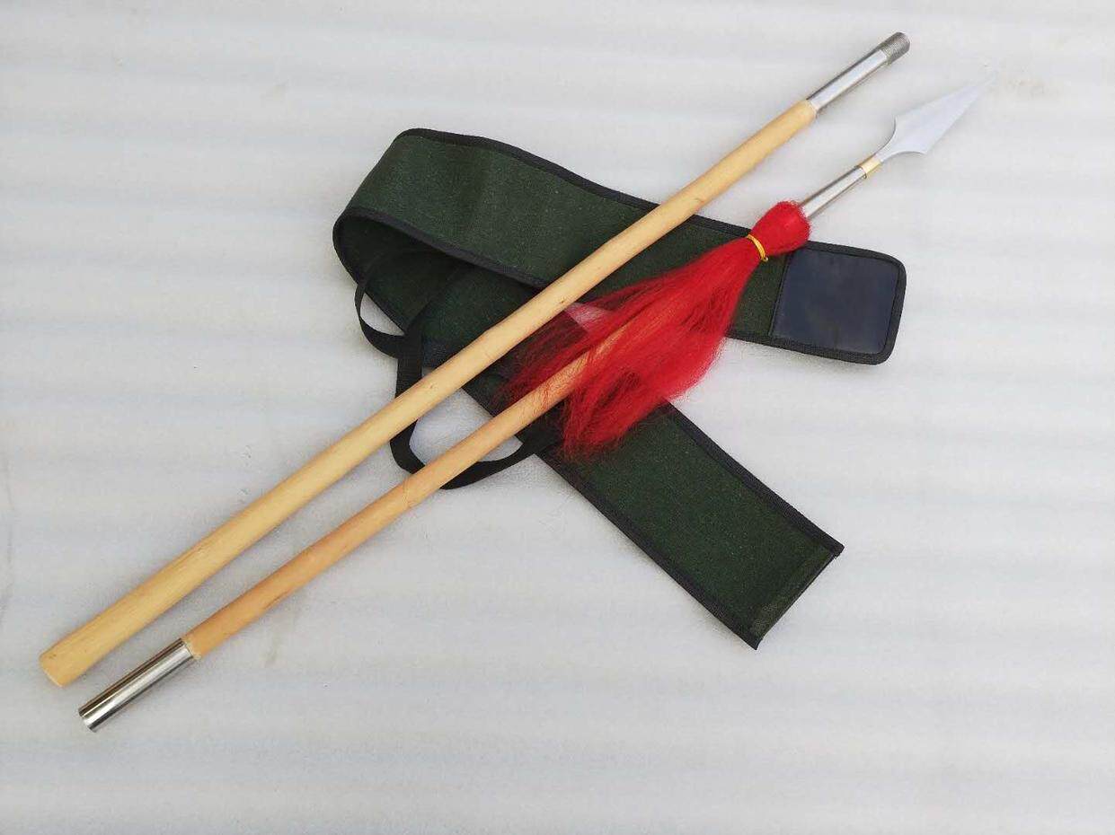 白蜡红缨枪扎枪表演武术红樱枪太极长枪大枪儿童更多武术装备
