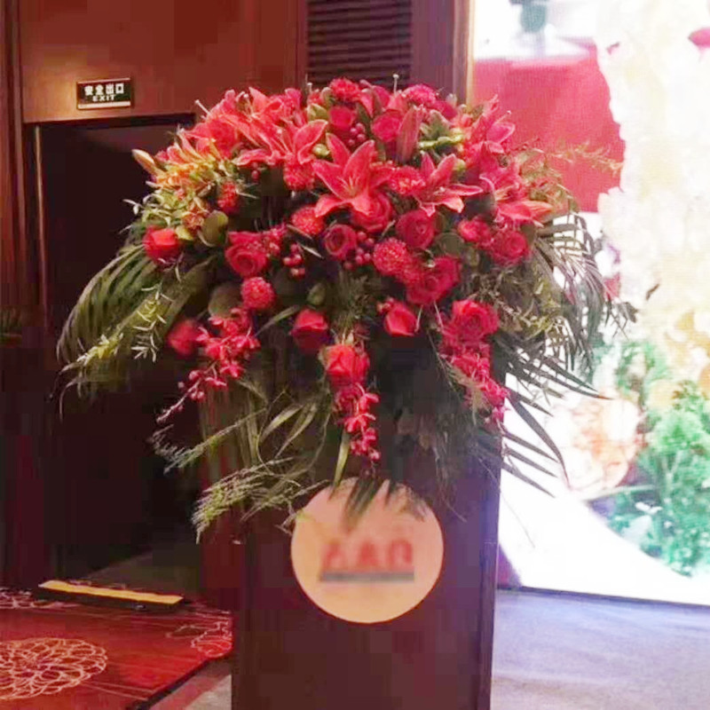 上海高端定制商务演讲宴会会用花会会议讲台商务用花