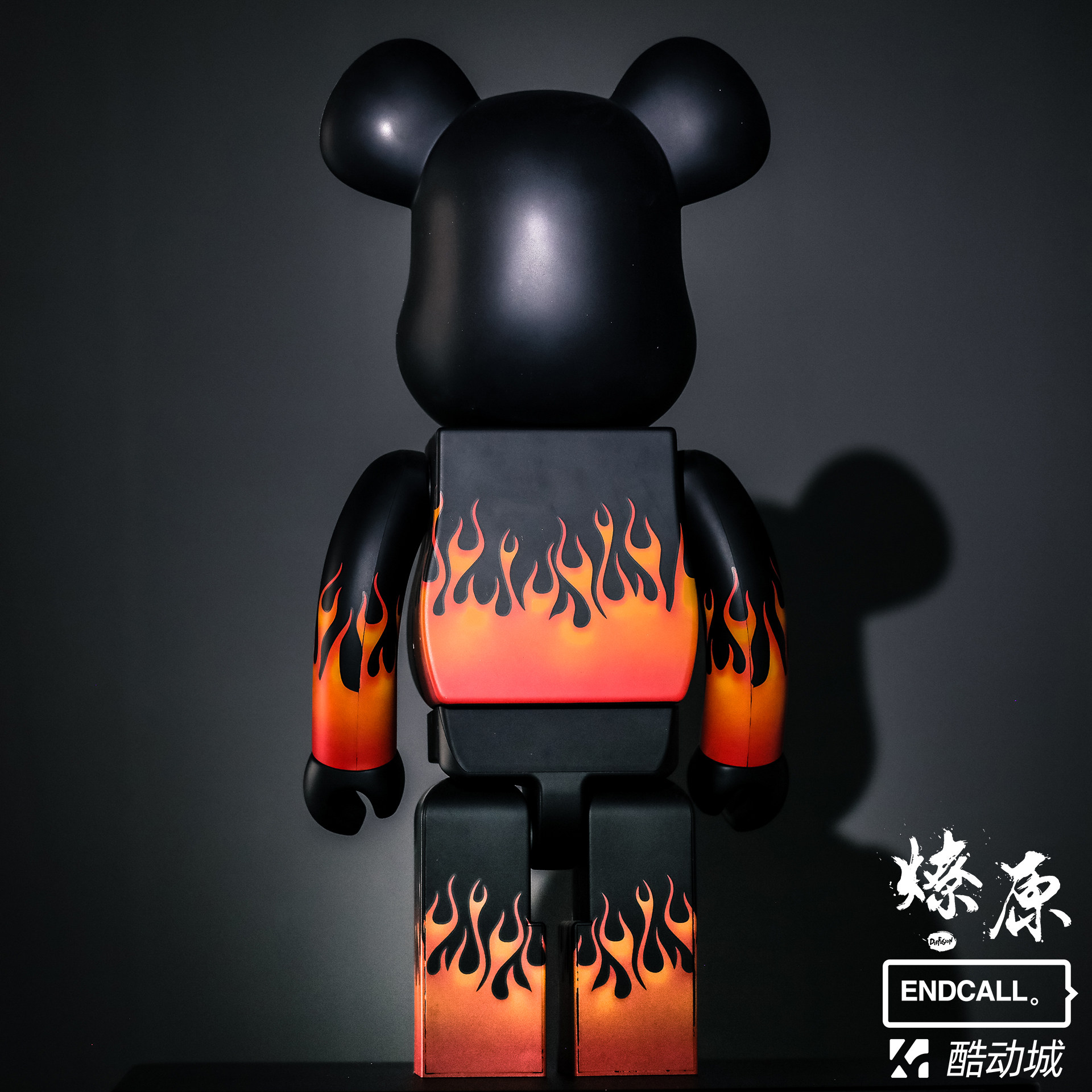 bearbrick2020macauplamangels澳门限定火焰积木熊1000%潮玩盲盒