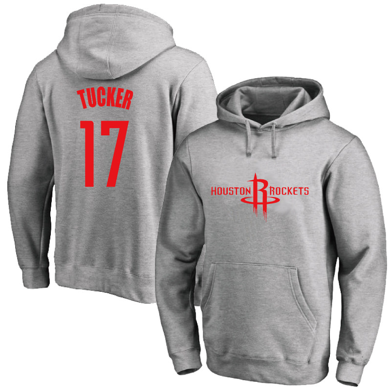 秋冬火箭17号pj塔克球衣训练加厚保暖套头卫衣