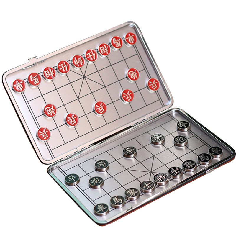 便携磁力中国象棋 磁性折叠迷你小象棋套装儿童培训益智玩具棋盘
