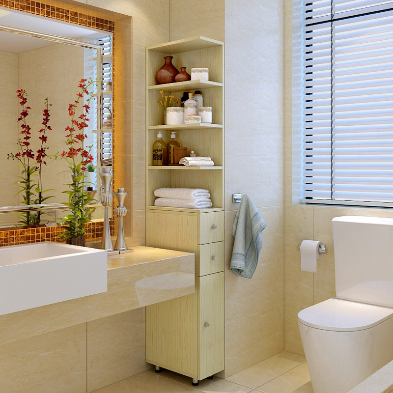 包邮卫生间转角储物柜厕所边角防水落地客厅卧室浴室边柜