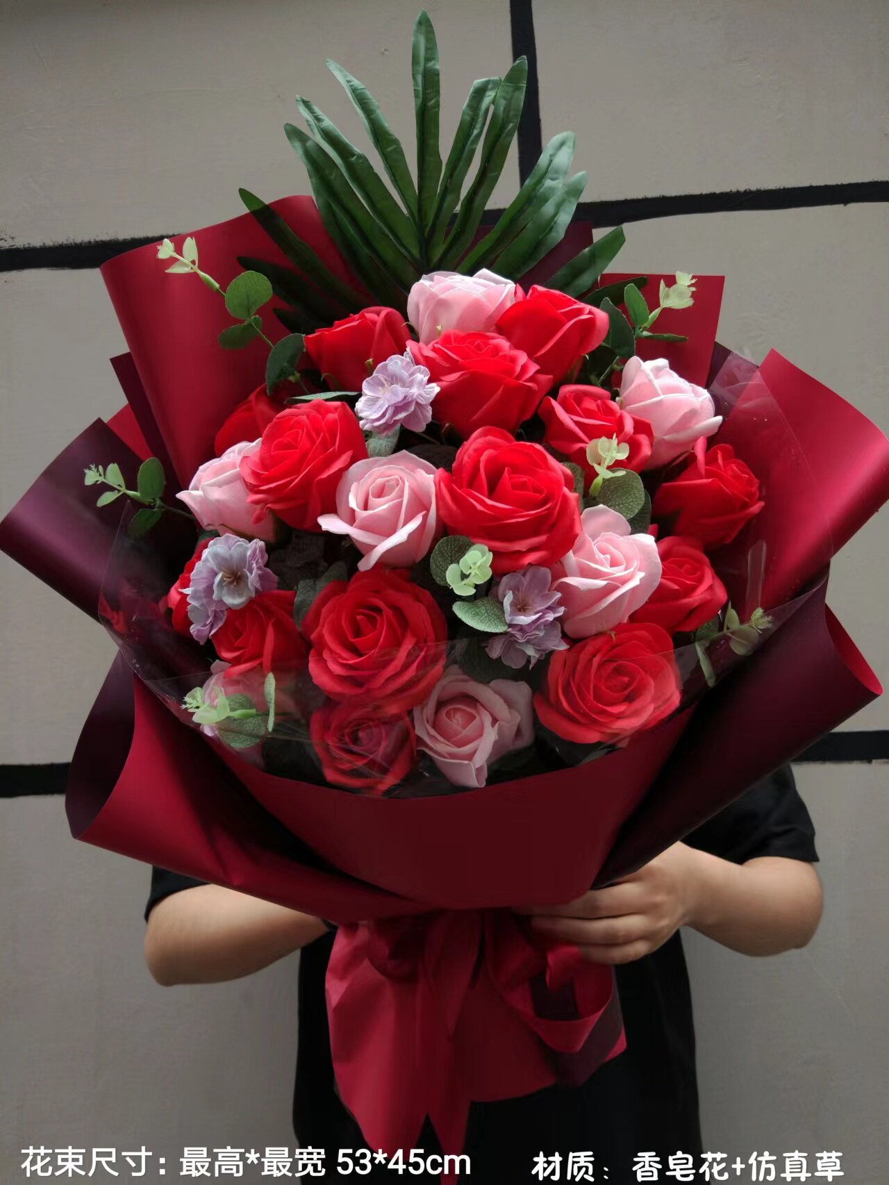 颁奖花束假花手捧花毕业晚会年会表彰献花康乃馨仿真花