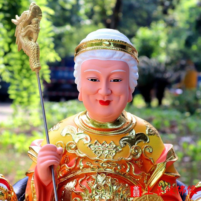 老母厘米无极神像19寸无生骊山八卦保平平安摆件