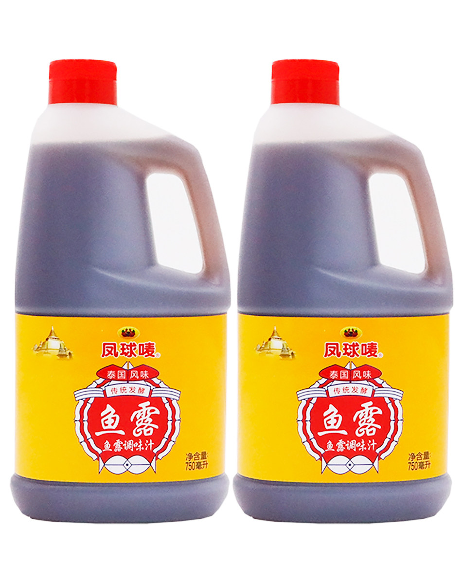 凤球唛鱼露750ml2瓶泰国风味酱油韩国泡菜专用鱼露