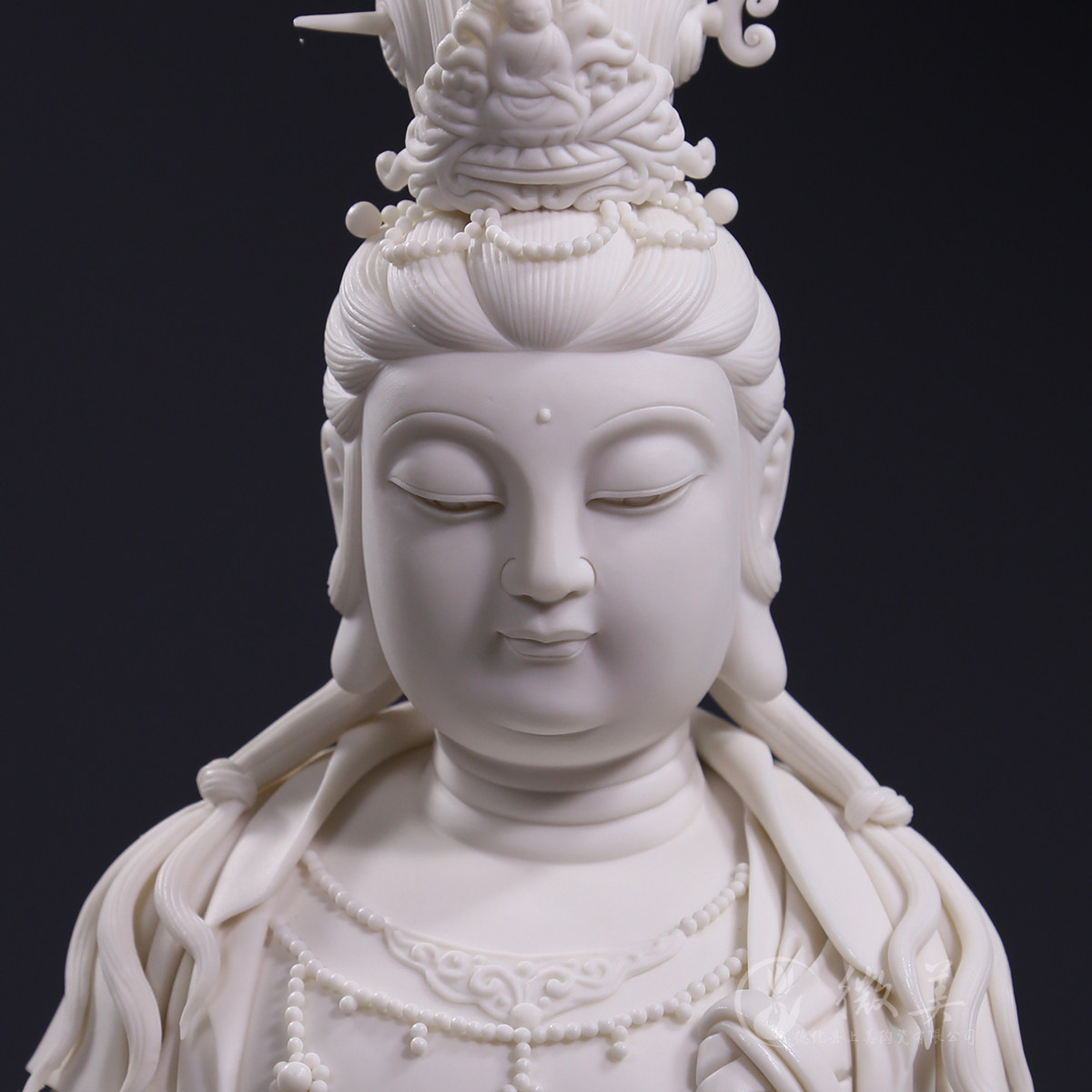 麒麟德化陶瓷送子观音佛像观音瓷器人物摆件工艺品摆设摆件
