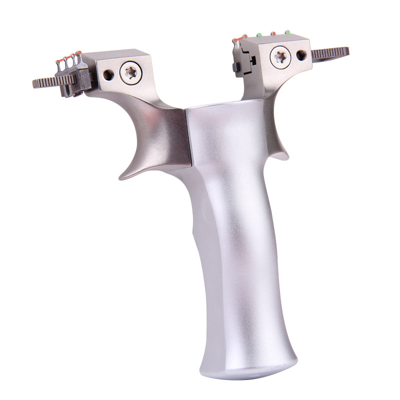 钛合金tc21快压锁凤9九代航空铝免绑扁皮弹弓户外竞技玩具弹工器