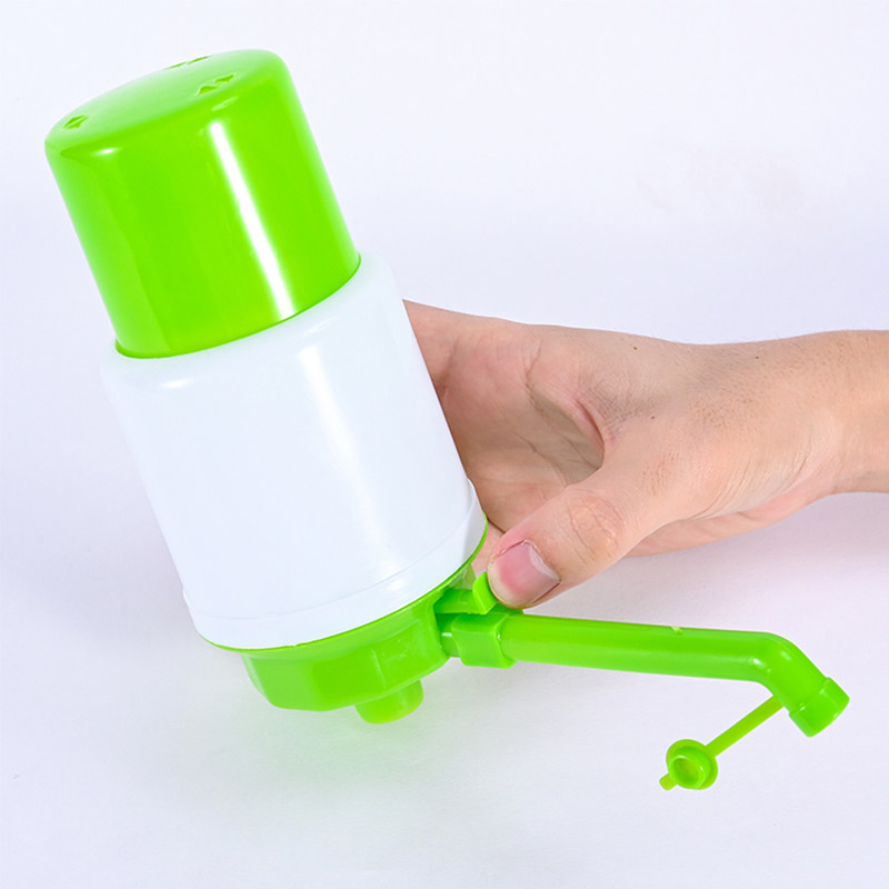 水之帮硬壳水泵手压桶装水手动抽水器绿白手压式按压式饮水器