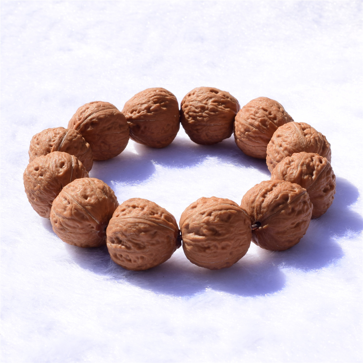 手串北京野生山核桃详图天然小核桃矮桩饱满红皮手串