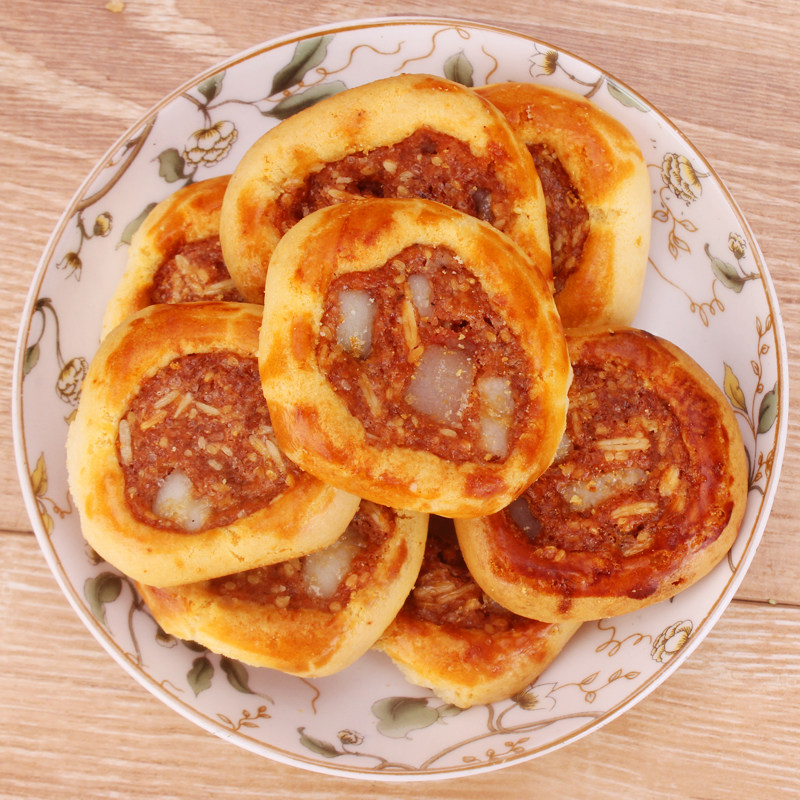 上海特产老香斋鸡仔饼 茶点特色点心小吃 鸡子饼食品散装咸香酥饼