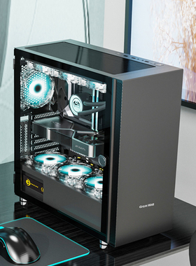 南昌去看看￥259限时月销 0长城(greatwall)阿基米德7玻璃侧透机箱(e