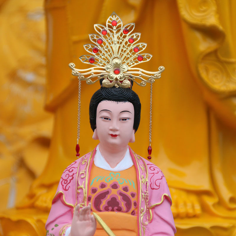 碧霞元君88公分三霄娘娘送子眼光娘娘泰山奶奶火神娘娘树脂16寸