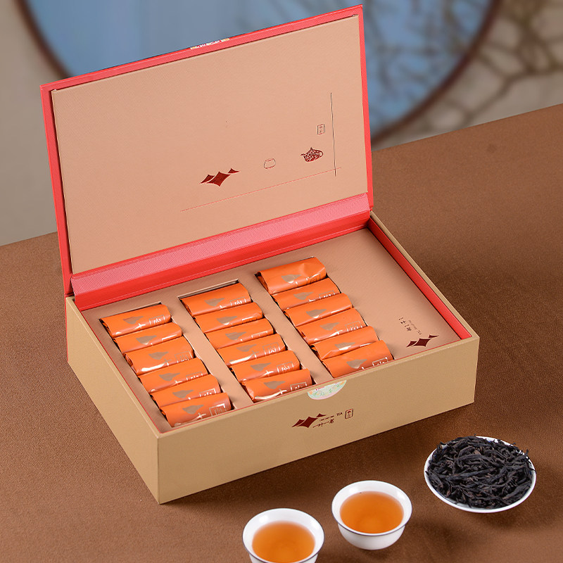 通仙国企武夷武夷山山大红袍肉桂正岩茶礼盒装大红袍