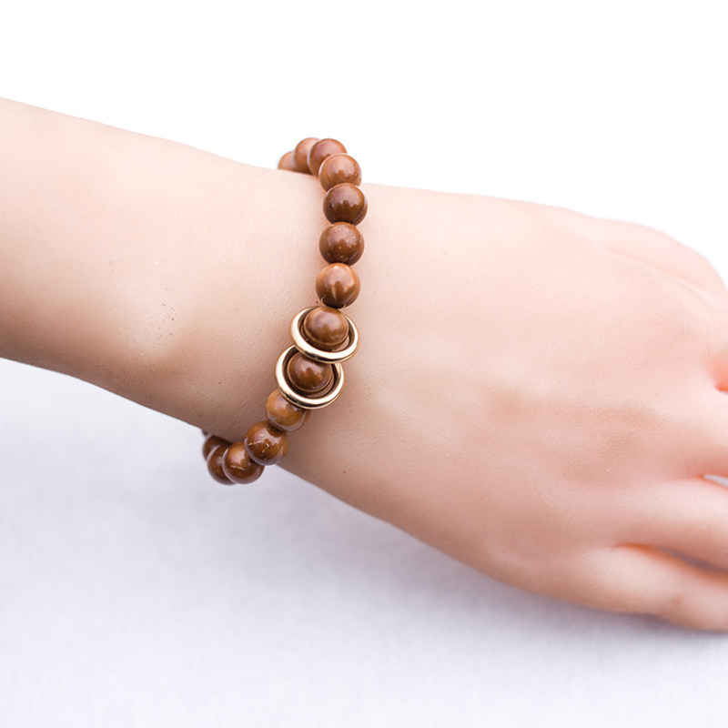 言午原创库克手链无缝铜环跑环手个性小众设计手串