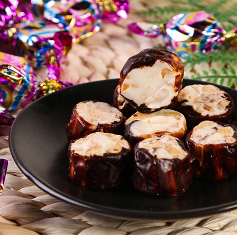 不老林牛轧糖90g沈阳特产花生巧克力牛奶糖怀旧童年糖果