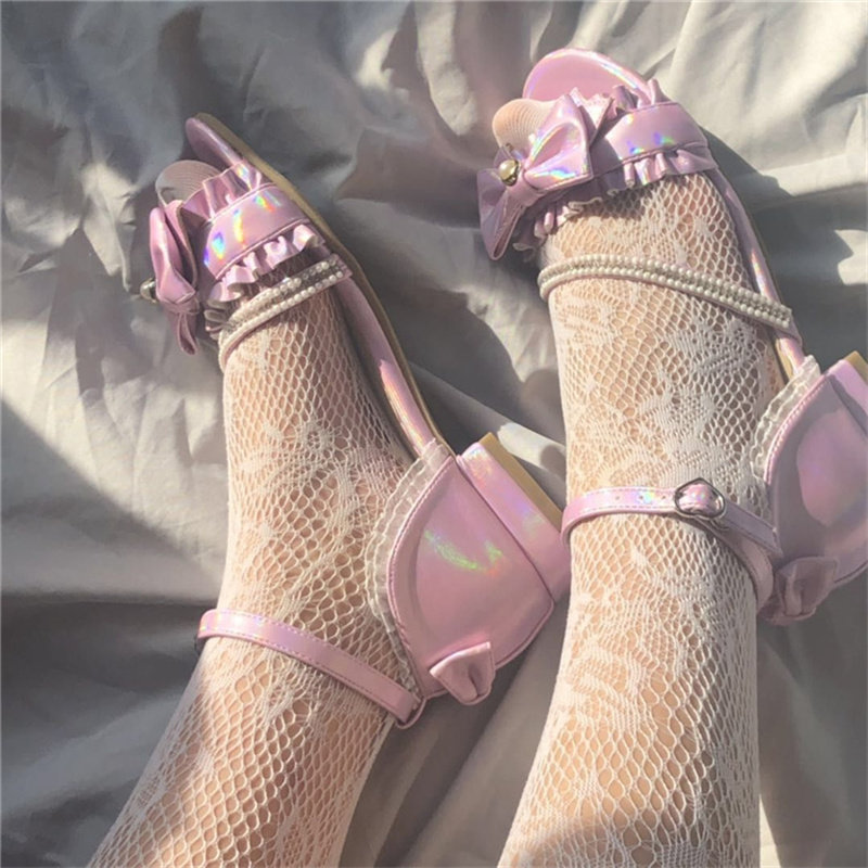 月满大人dt219原创lolita女鞋甜娘lo洛丽塔凉鞋时装凉鞋