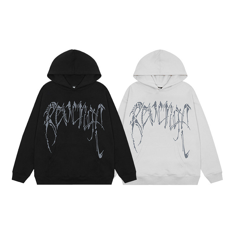 revenge龙骨骷髅美式街头潮牌高街宽松潮流男女卫衣