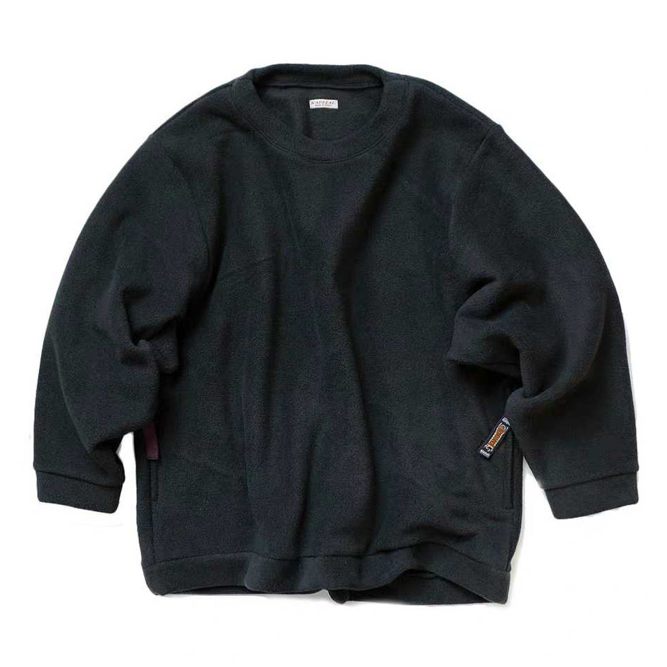 原创潮牌kapital秋冬余文余文乐乐同款日宽松抓绒卫衣