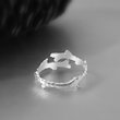 Personality versatile simple design S925 sterling silver jewelry temperament, beautiful vegetarian silver branches opening ring ring female ring Personality versatile simple design S925 sterling silver jewelry temperament, beautiful vegetarian silver branches opening ring ring female ring