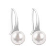 Japan and South Korea Simple S925 Silver Earrings Female Ear Hook Suspension Moon Pearl Earrings Accessories Earlier Shells Shell Pearl Earrings Japan and South Korea Simple S925 Silver Earrings Female Ear Hook Suspension Moon Pearl Earrings Accessories Earlier Shells Shell Pearl Earrings