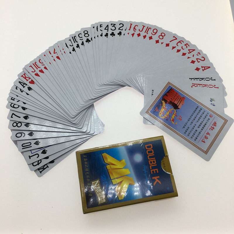 原装万盛达k2001厂家扑克牌棋牌超市茶楼酒店扑克扑克