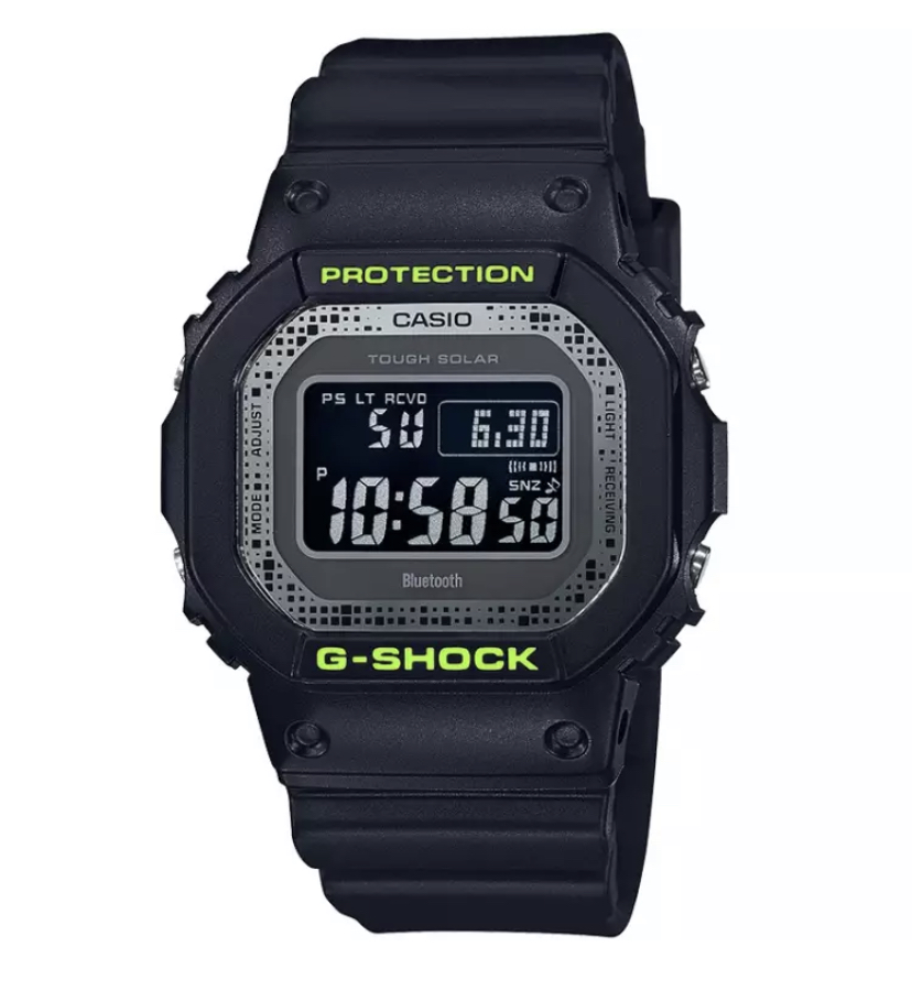 casio卡西欧g-shock黑武士化学制品小方方块手表gw-b5600ar日韩腕表