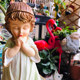 Girl praying angel ornaments snowman nursery home garden balcony fleshy flower gardening groceries fairies Girl praying angel ornaments snowman nursery home garden balcony fleshy flower gardening groceries fairies
