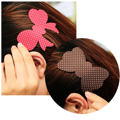 蝴蝶贴头发的魔术贴刘海百搭女韩国发饰成人头发贴个性碎发贴发粘