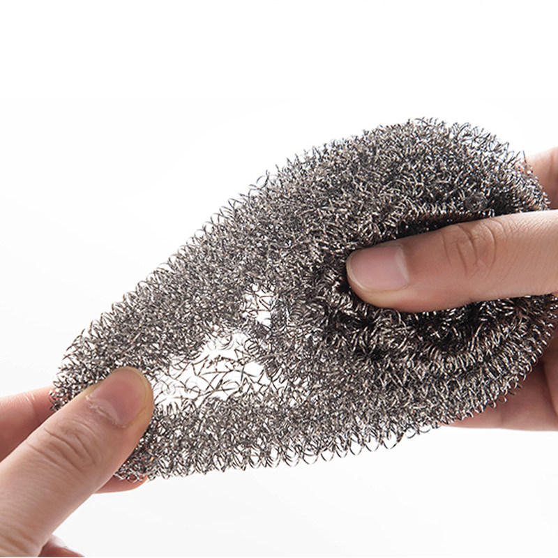 钢丝大号铁抹布清洁球刷锅神器除垢不锈钢批发不断丝擦锅除锈魔力