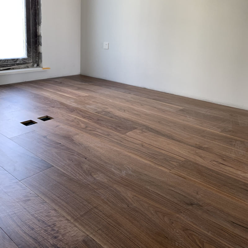 库卡实木f4厚表地板地暖三层木中胡桃美国实木复合地板