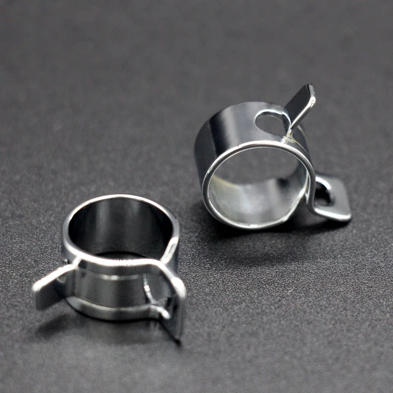 摩托车电动车改装卡扣环箍快装卡扣12mm油管铜管卡箍夹箍固定卡扣