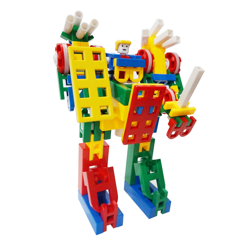 虎巴儿童早教益智力jrlasy积木幼儿园乐宝教具男女孩创意拼插玩具