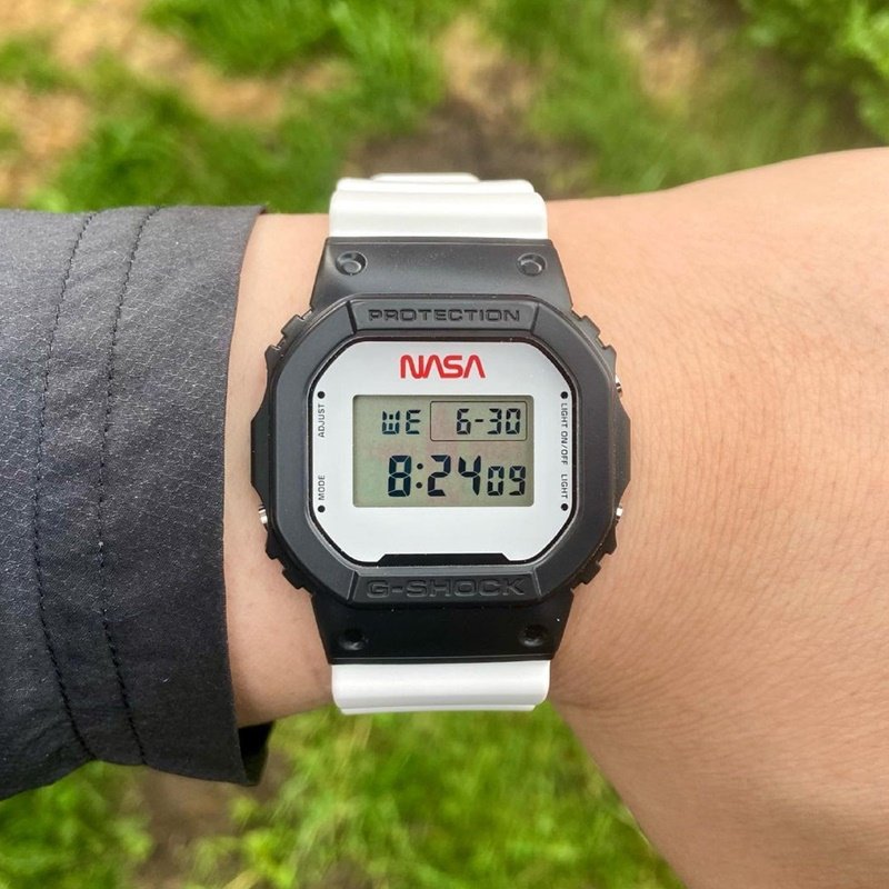 卡西欧手表allsystemsgonasa航天联名纪念dw5600nasa211日韩腕表