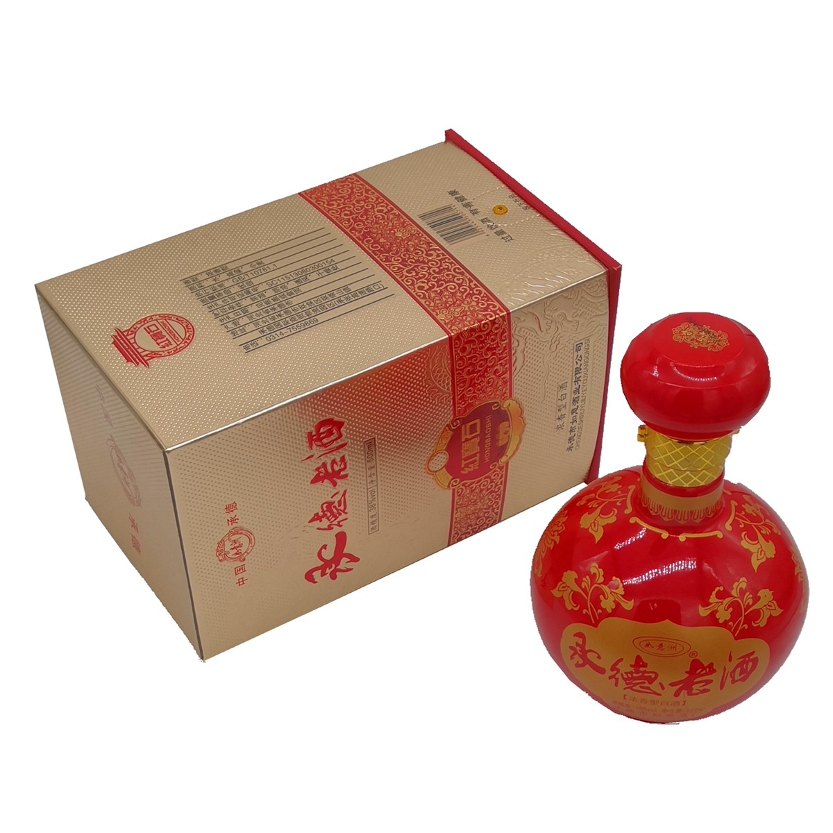 承德老酒38度白酒红宝石结婚婚庆喜宴如意意洲白酒