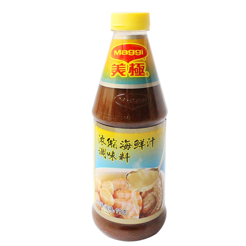包邮 雀巢maggi美极浓缩海鲜汁调味料1kg瓶装 海鲜