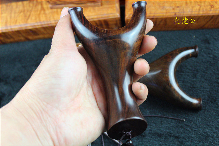 红酸枝弹弓弓门飞虎大弓老挝交趾黄檀户外把玩飞镖