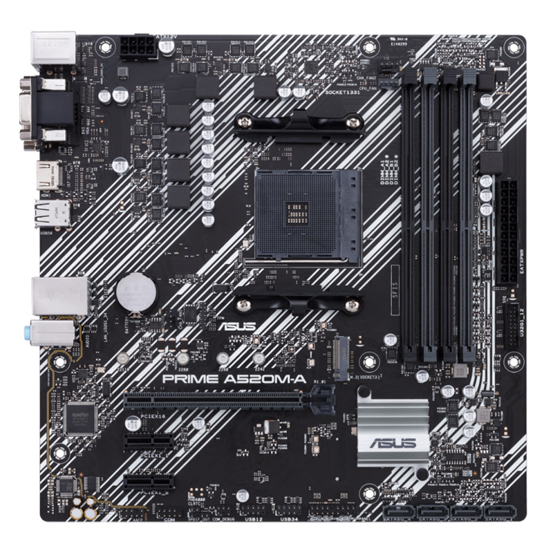 amd 锐龙r3 3100搭华硕a520m-a plus主板套装 入门优选性价比套装