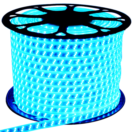 色灯冰蓝带冷蓝色led天蓝天蓝色220v浅蓝色软灯led灯带