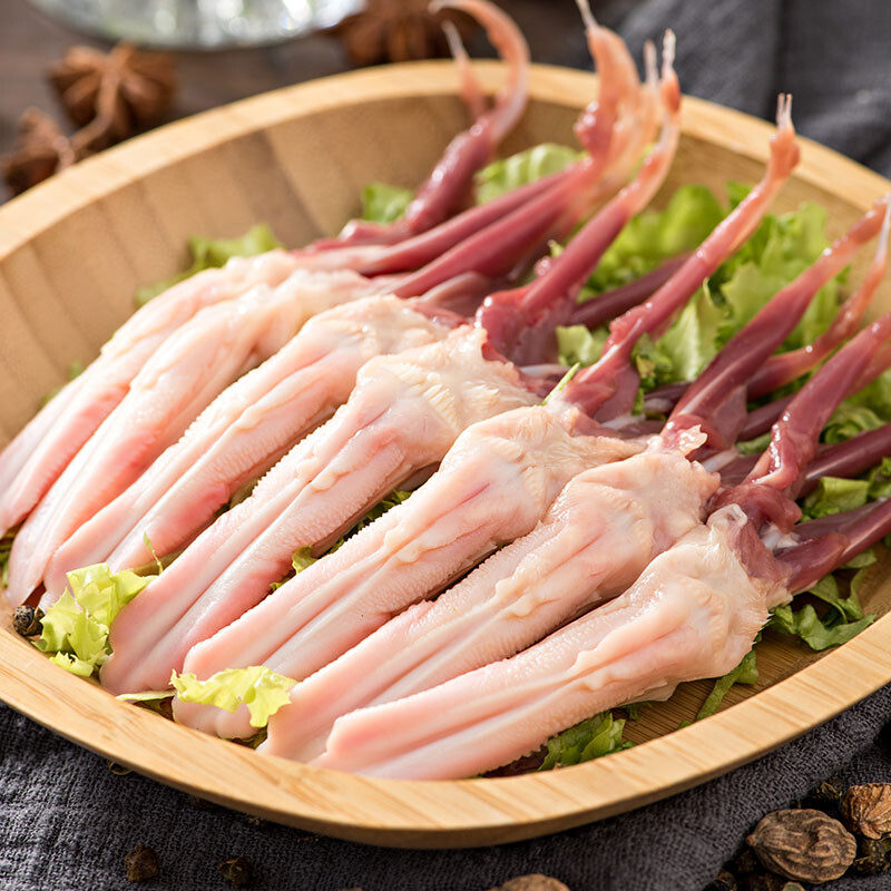 六和鸭舌l1kg12包冷冻生鲜大号舌头鸭嘴新鲜鸭肉