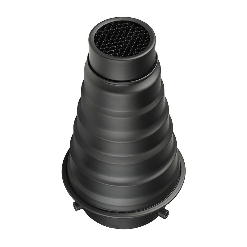 神牛束光筒保荣卡口猪嘴影室闪光灯摄影棚束光筒反光器具